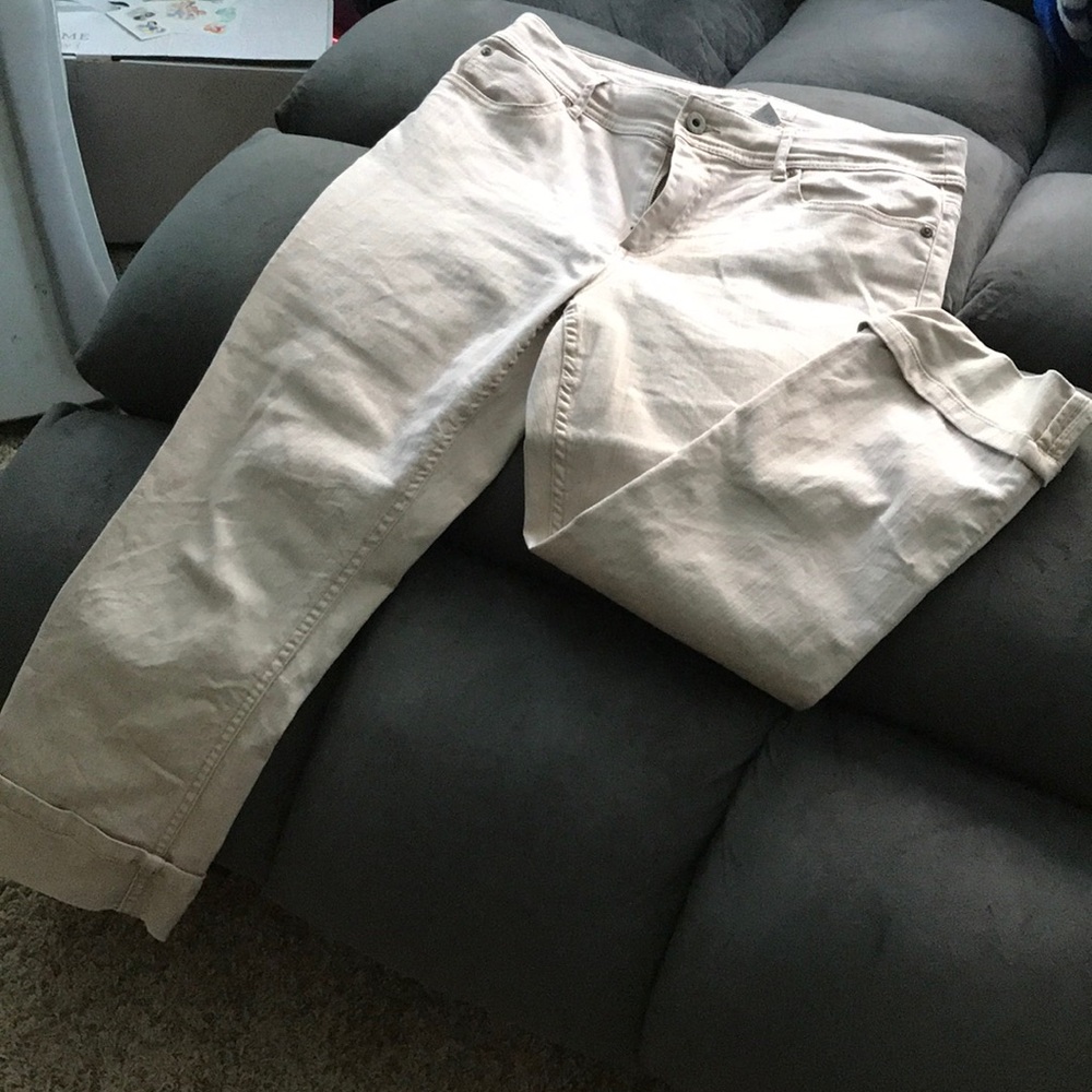 CHICOS PLATINUM DENIM JEANS SIZE 1.5